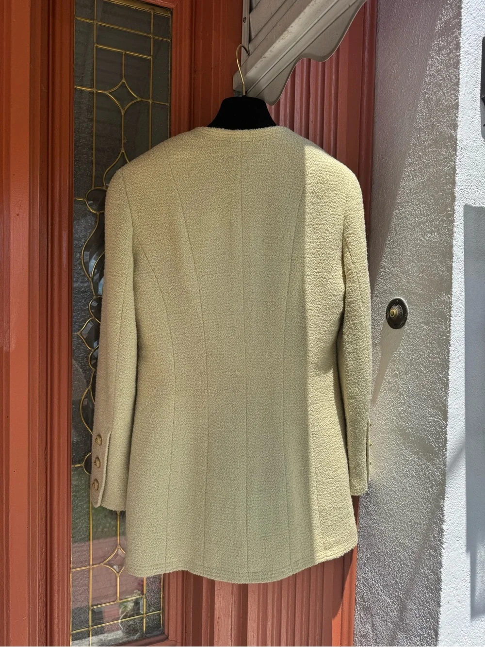 Chanel vintage documented 1993 soft green jacket